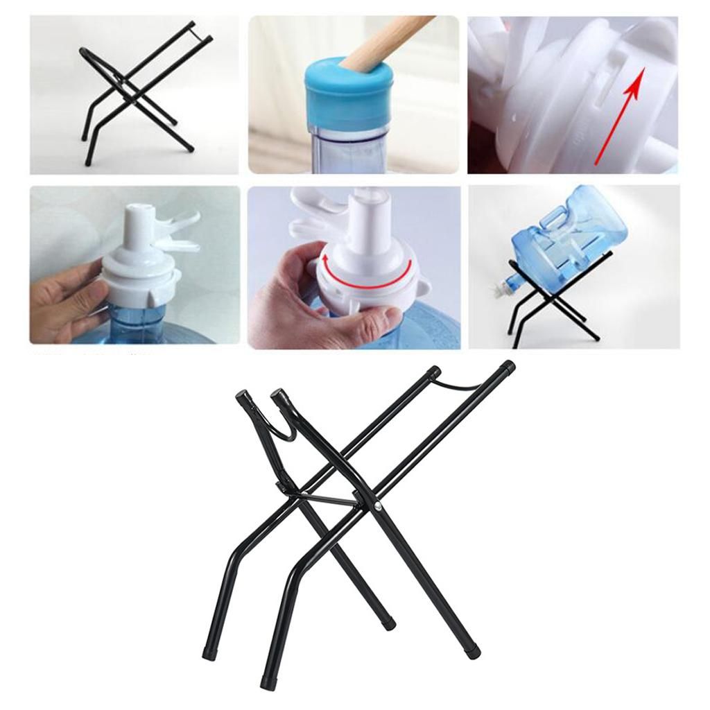 Sturdy 5L Water Bottle Stand Water Jug Rack Cooler Dispenser Bracket