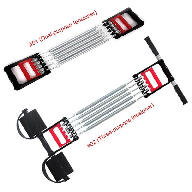 (A)Spring Chest Developer Expander Men Fitness Tension Puller Muscles Exercise Workout Fitness Equipment Resistance Bands WAR