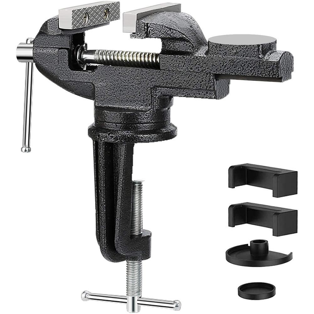 General Purpose 3-Inch Table Tiger,360 Degree Rotating Base