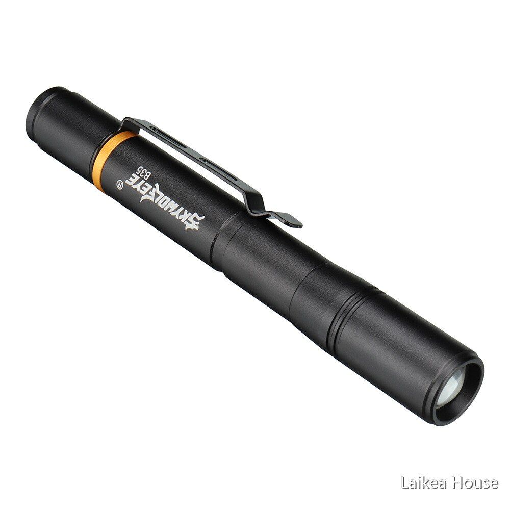Emergency Medical Handy First Aid Pen Light Work  LED Flashlight Professional Torch Lamp Doctor Nurse Pen Lighting-black