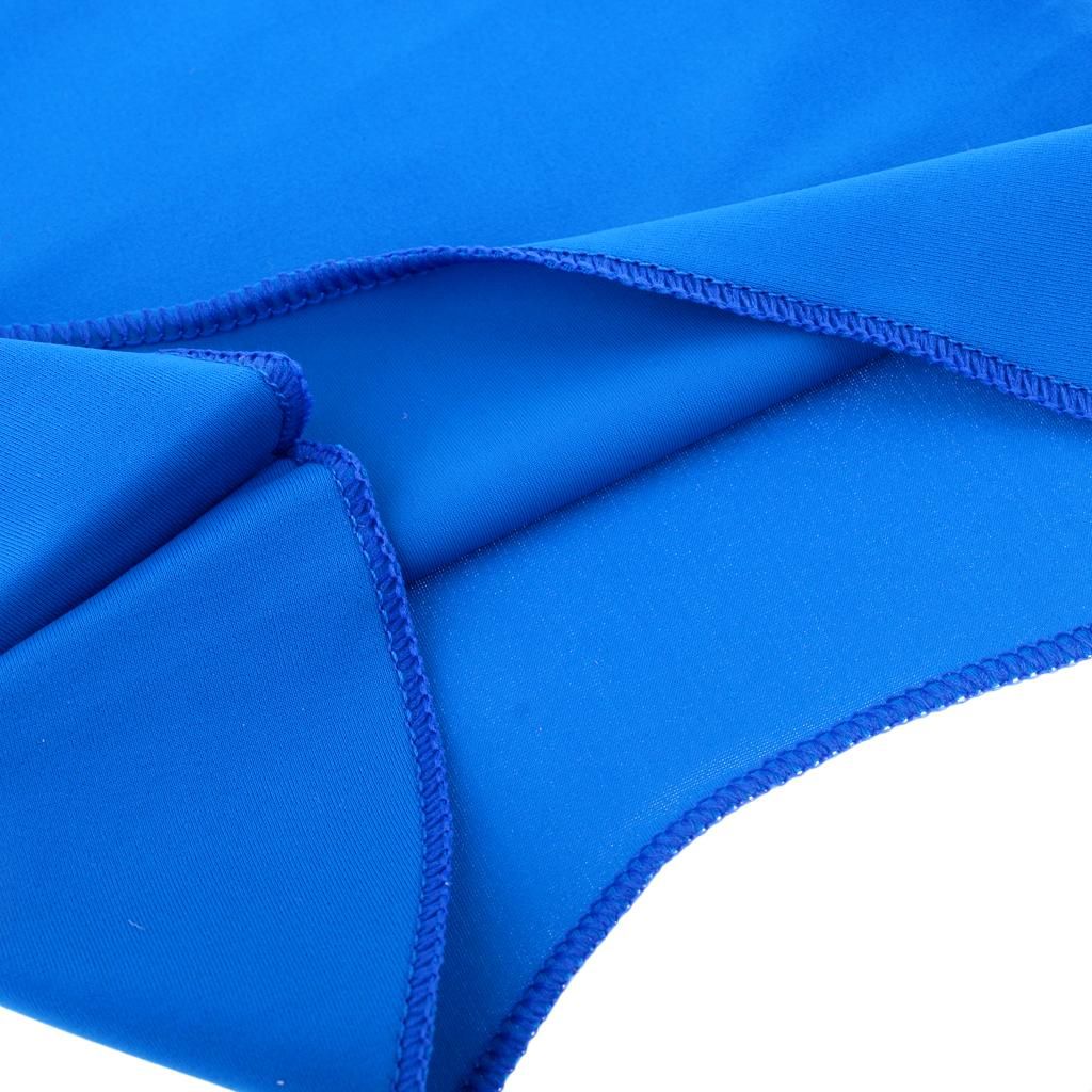Unisex Diving Hoods Nylon Swimming Hats Face  Neck Blue