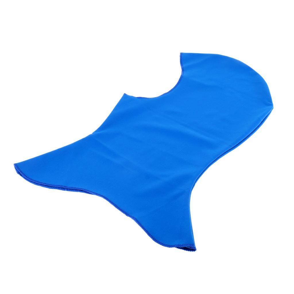 Unisex Diving Hoods Nylon Swimming Hats Face  Neck Blue