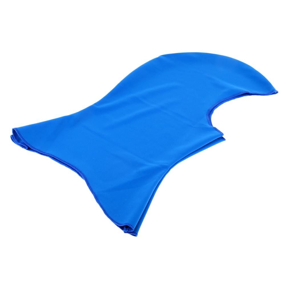 Unisex Diving Hoods Nylon Swimming Hats Face  Neck Blue