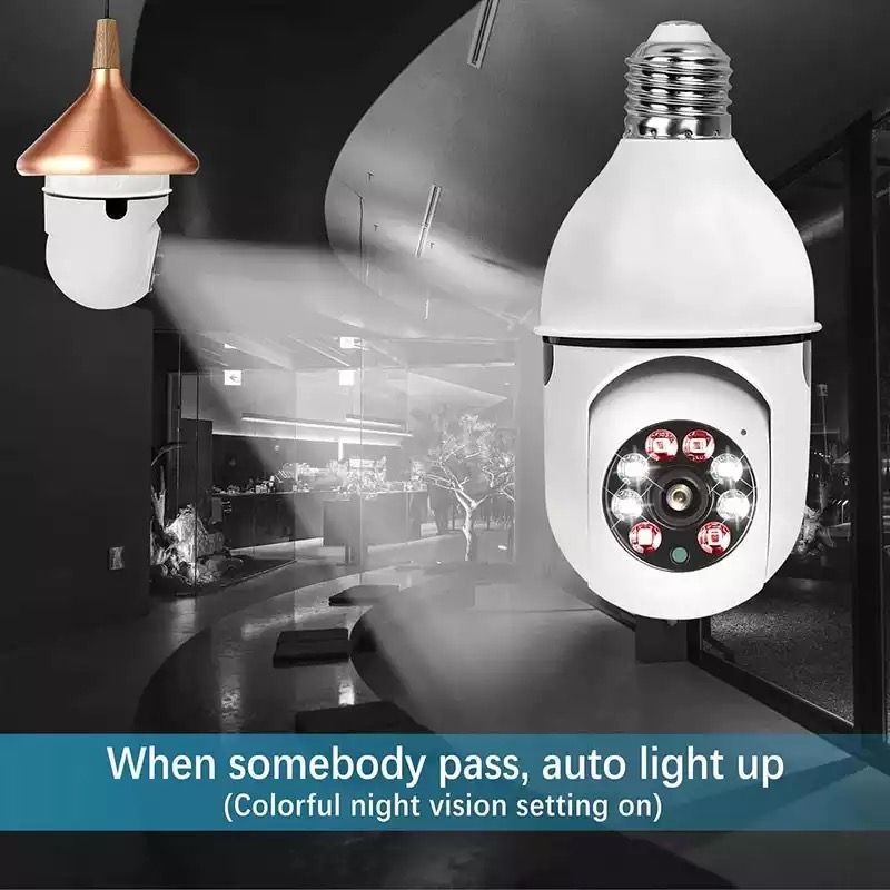 2 Wifi Camera IP Bulb Camera Security Camera Surveillance Smart Sensor CCTV