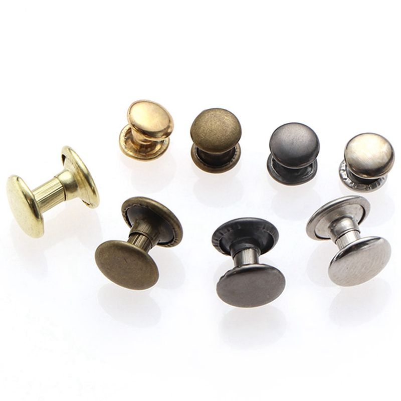 ABSF 240 Sets Of Boxes, Double-Sided Rivets, Leather, Metal Rivets, Rivets, Cap Nails + Installation Tool Kit + Pliers