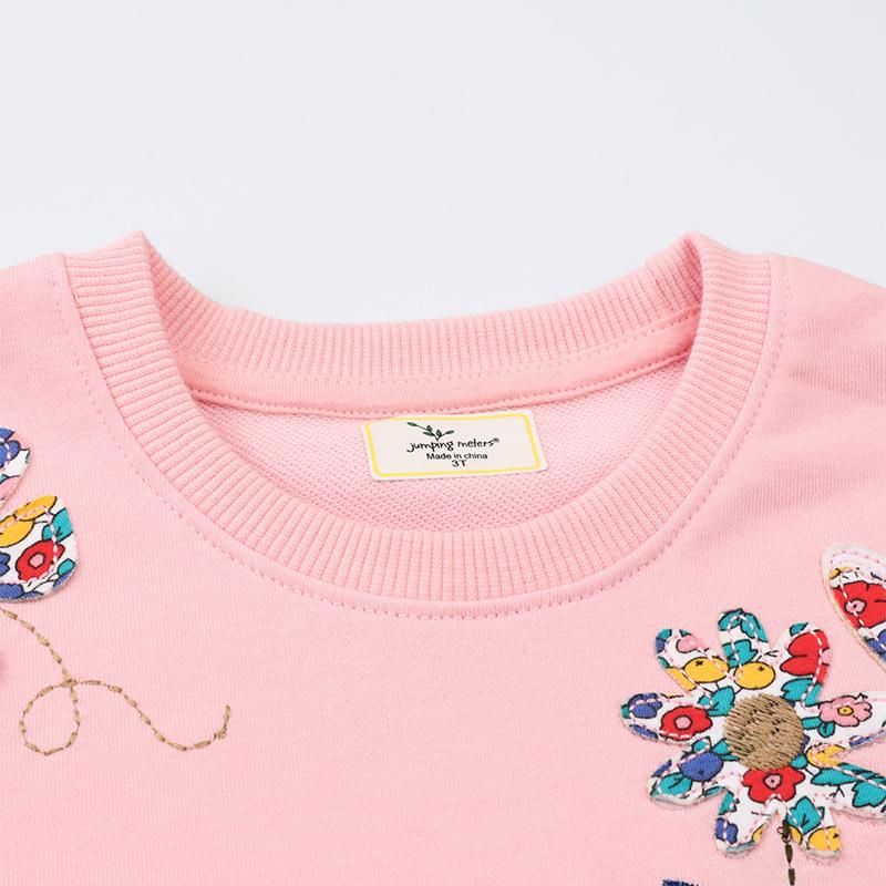 Girls Sweatshirt Cartoon Long Sleeve Sweatshirt Pink