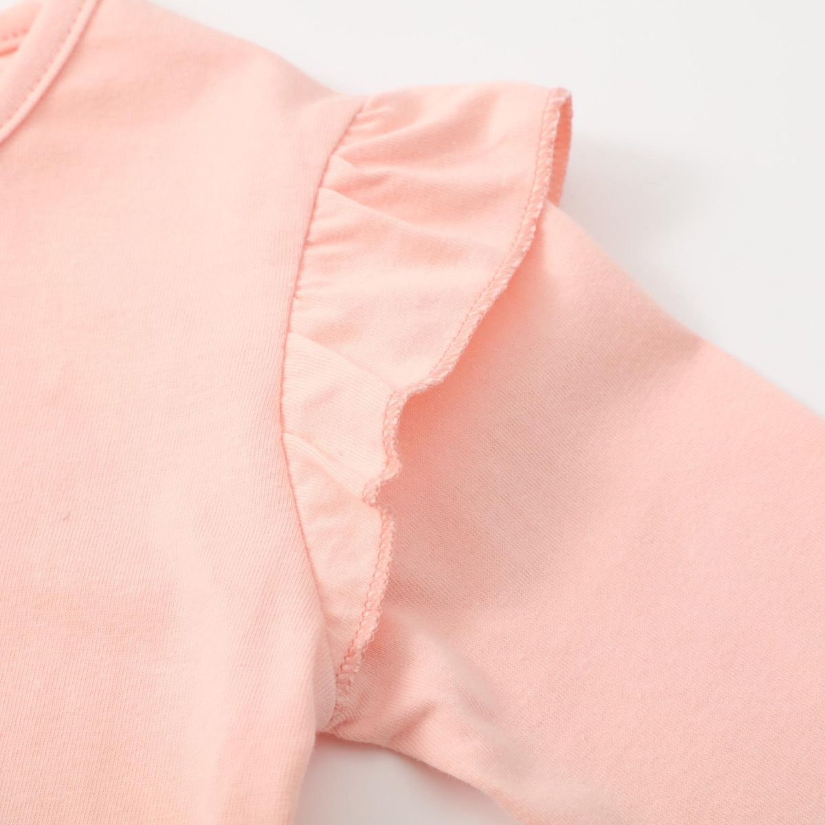 Girls Sweatshirt Long Sleeve Embroidered Graphic T-Shirt Pink