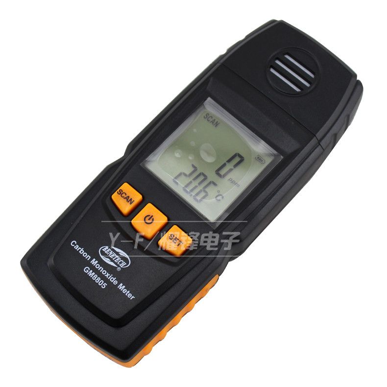 Gas Detector Gas Analyzer Carbon Monoxide Meter CO Detector CO Monitor Exhaust Analyzer Air Quality Monitor CO Meter 0-1000ppm