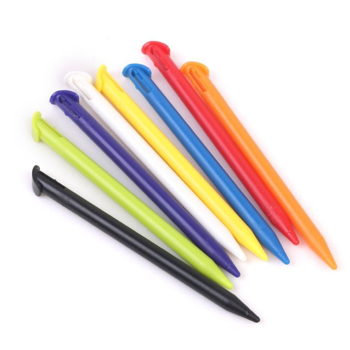 Clear TPU Protective Case Skin + 8 Stylus Pens For New   3DS LL/XL
