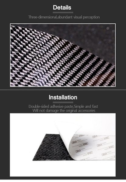 Carbon Fiber Car Anti-collision And Anti-stepping DIY Paste Water Pro