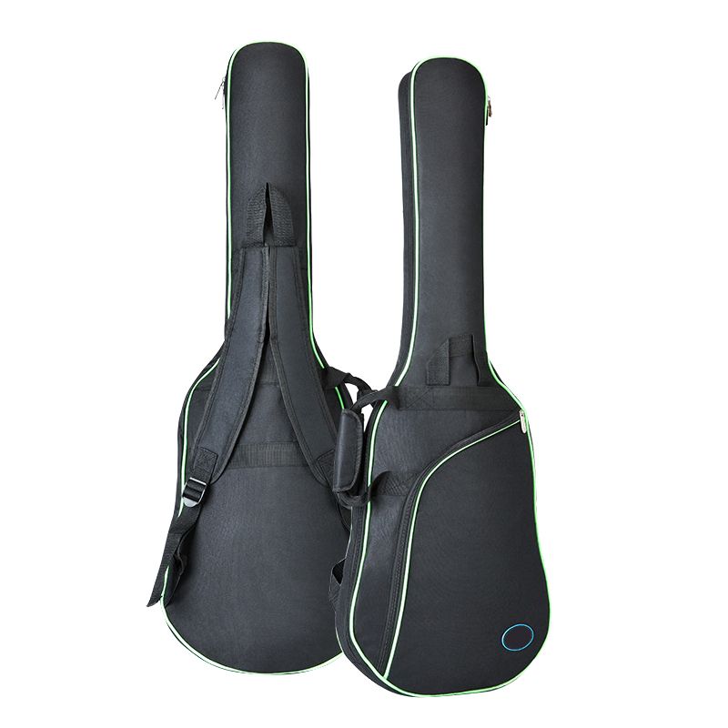 101x34x5cm Oxford Fabric Electric Guitar Case Colorful Edge Gig Bag Double Straps Pad