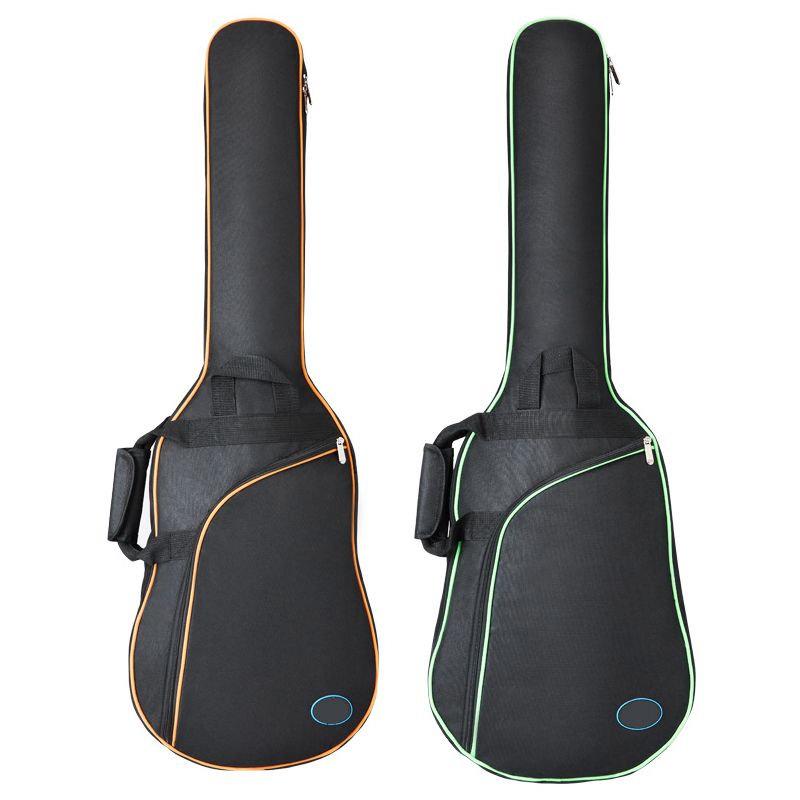 101x34x5cm Oxford Fabric Electric Guitar Case Colorful Edge Gig Bag Double Straps Pad