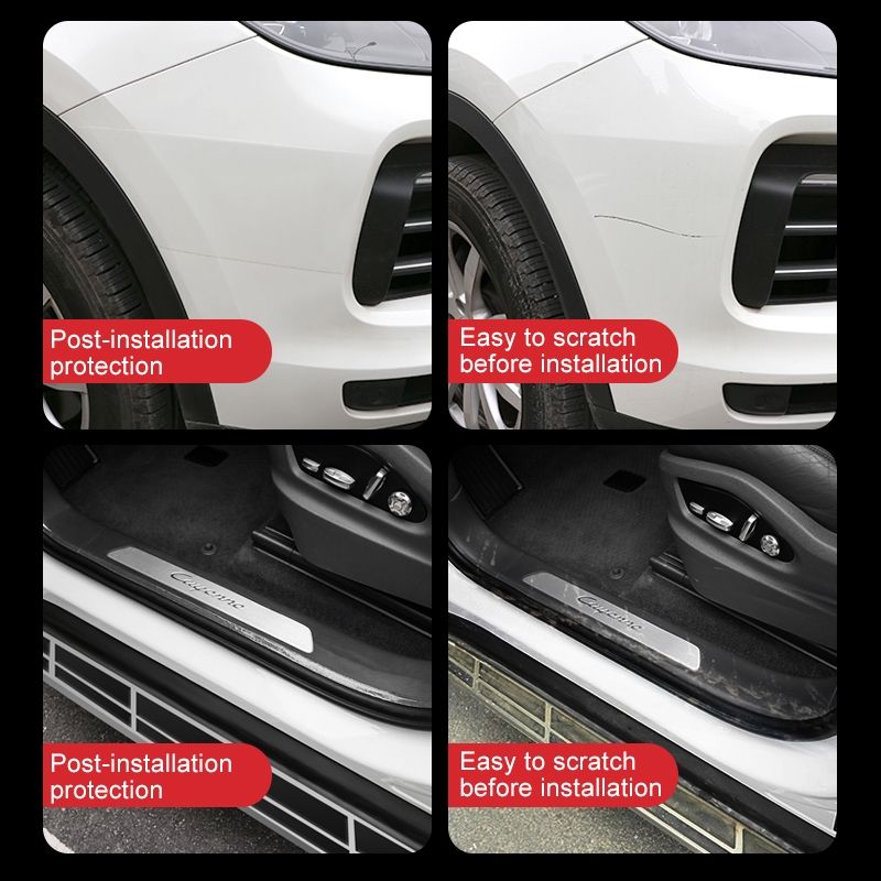 Universal Car Door Invisible Anti-collision Strip Protection Guards Trims Stickers Tape, Size: 2cm X 3m
