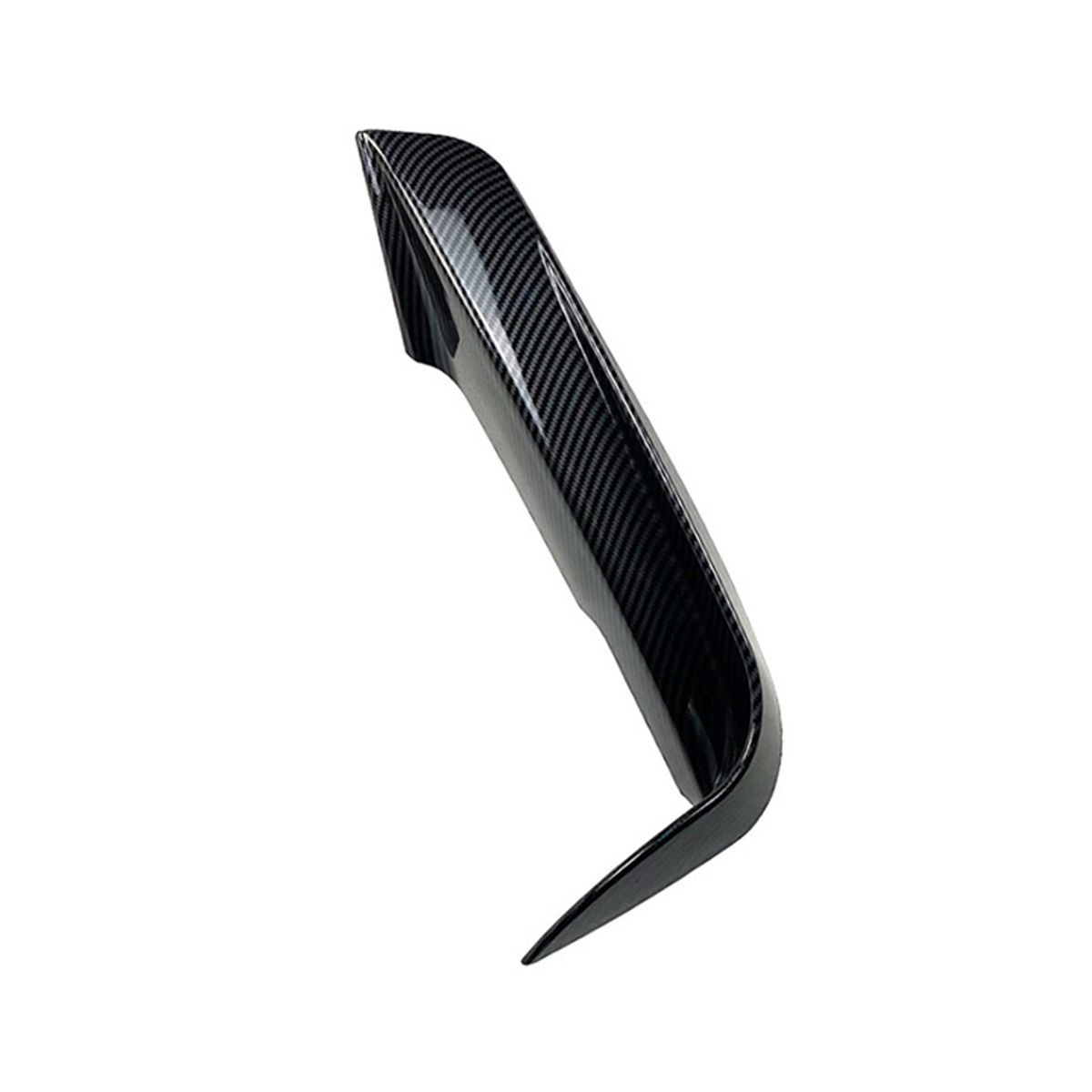 1Pair Car Front Bumper Fangs Trim Lid Cover Decoration for 3-Series F30 F31 M Pack 2013-2019 Carbon Fiber Pattern