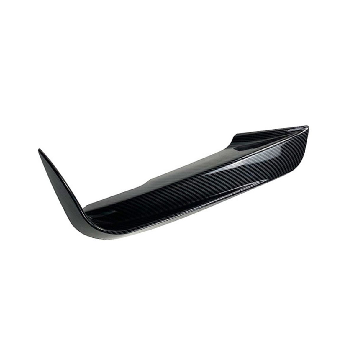 1Pair Car Front Bumper Fangs Trim Lid Cover Decoration for 3-Series F30 F31 M Pack 2013-2019 Carbon Fiber Pattern