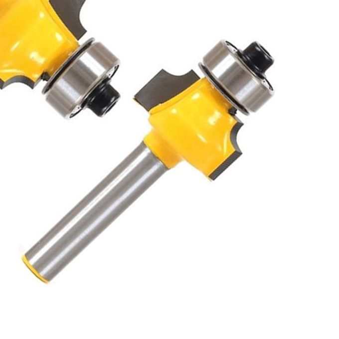 4 Pieces 1/4" Shank 1/8" Radius Round Over Router Bit Woodworking