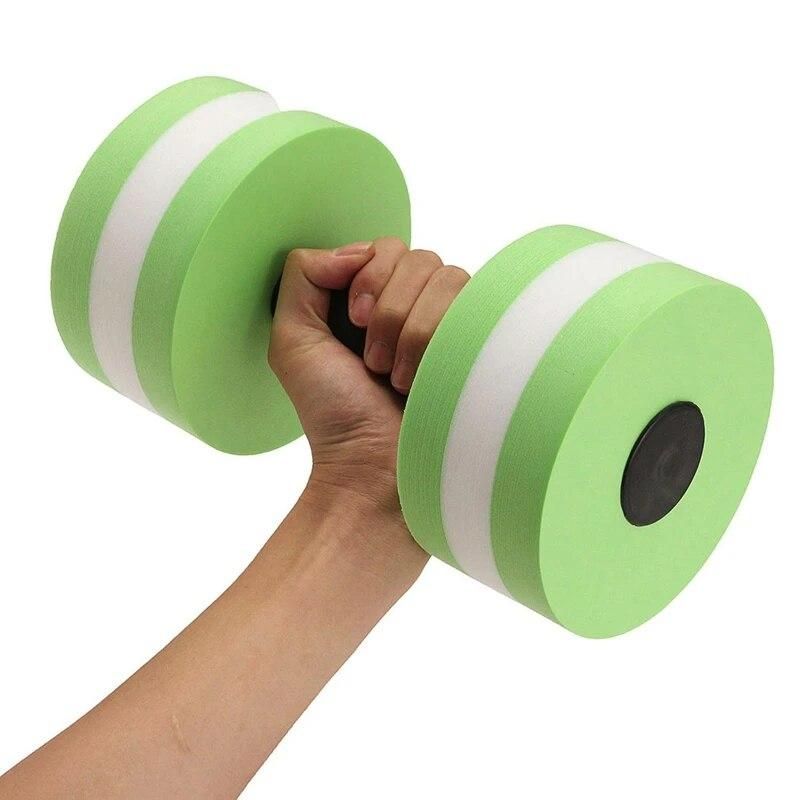 XSXS--Foam Dumbbells Water Aerobic Exercise Hand Bars Pool Resistance Exercises Equipment,Set Of 2