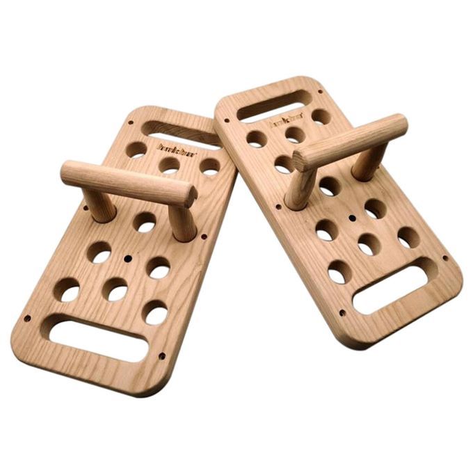 Wooden Climb Fingerboard Fitness Boards Multifunctional For A Pair