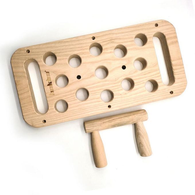 Wooden Climb Fingerboard Fitness Boards Multifunctional For A Pair
