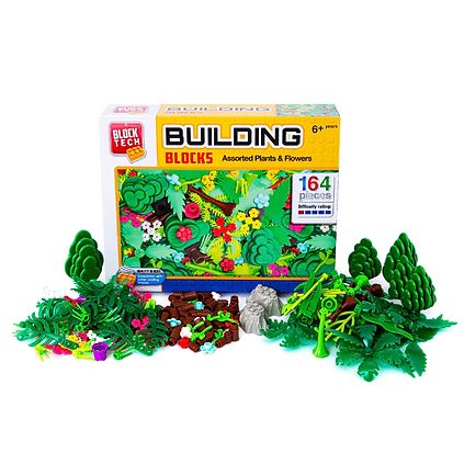 164 Building Blocks Assorted Plants & Flowers