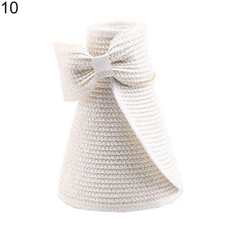 Women's Summer Wide Brim Roll Up Foldable Sun Beach-Beige