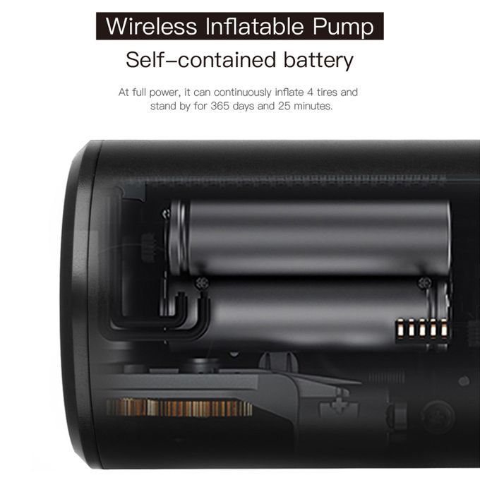 Portable Cordless Tire Inflator Automatic Handheld Vehicle