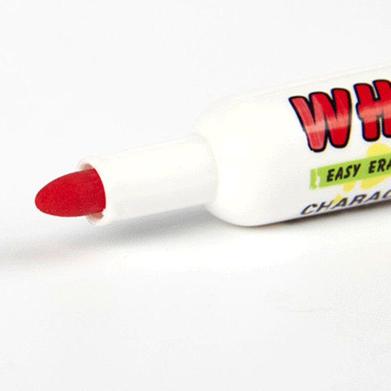 12Pcs White Board Maker Pen Erasable Whiteboard Marker Chalk Office School Supplies