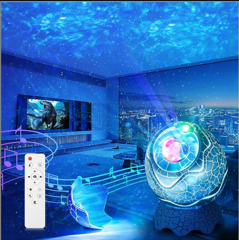 Dinosaur Eggs Galaxy Projector, Bluetooth Nebula LED Star Light Projector