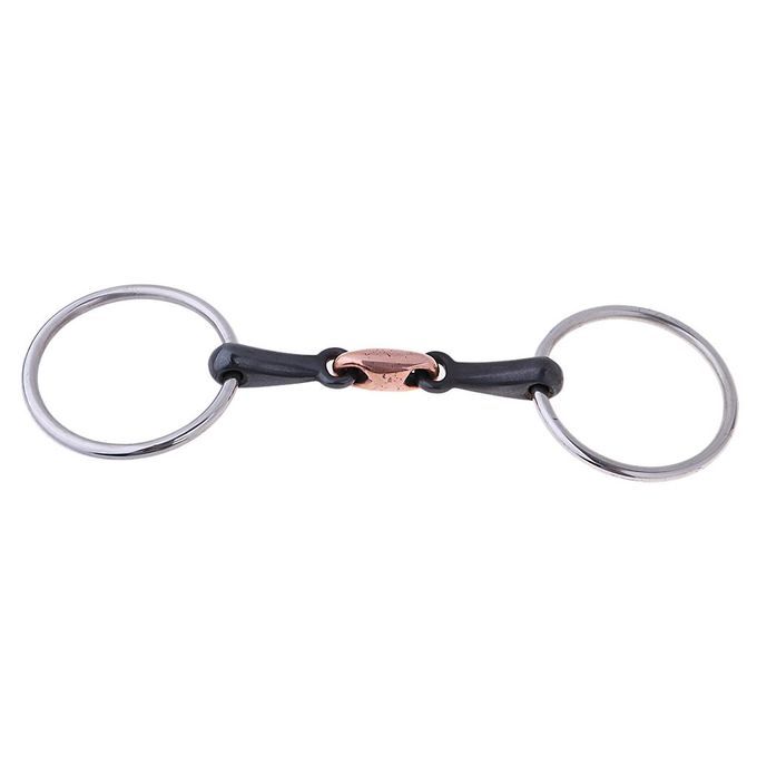 Stainless Steel Ring Snaffle Bits Mini Pony Horse Bit With Copper Link