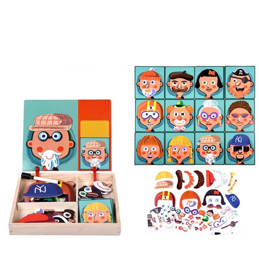 Puzzle Toy Variety of Characters One Hundred Transforms and