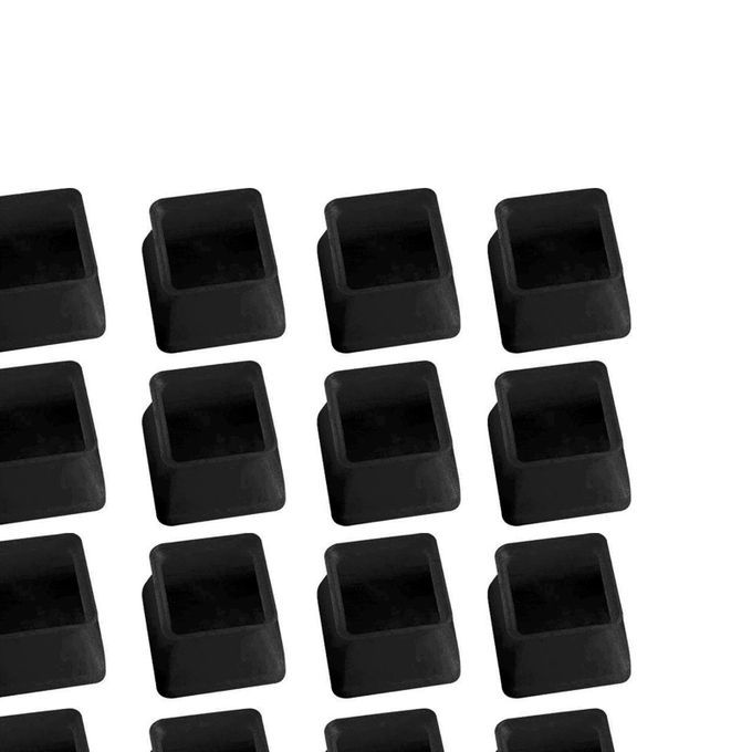 20Pcs Silicone Slider Chair Leg Protector Hardwood B Small Square
