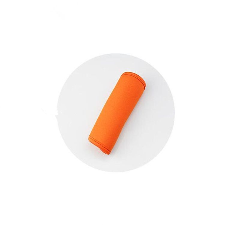 2 PCS Comfortable Neoprene Luggage Handle Wrap Grip Baby Universal Stroller Grip Protective Cover For Travel Bag Luggage Suitcase Universal Orange