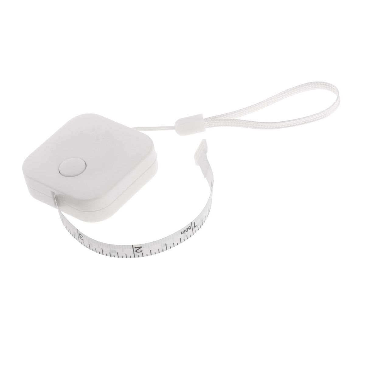 Soft Retractable  Measure Tape Clear Marked White