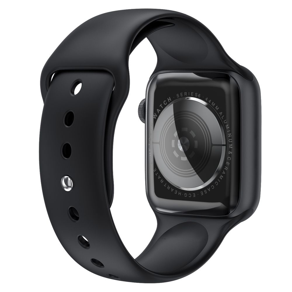 W46 1.75 Inch IPS Color Screen IP68 Waterproof Smart Watch, Support Sleep Monitor / Heart Rate Monitor / Blood Pressure Monitoring(Black)