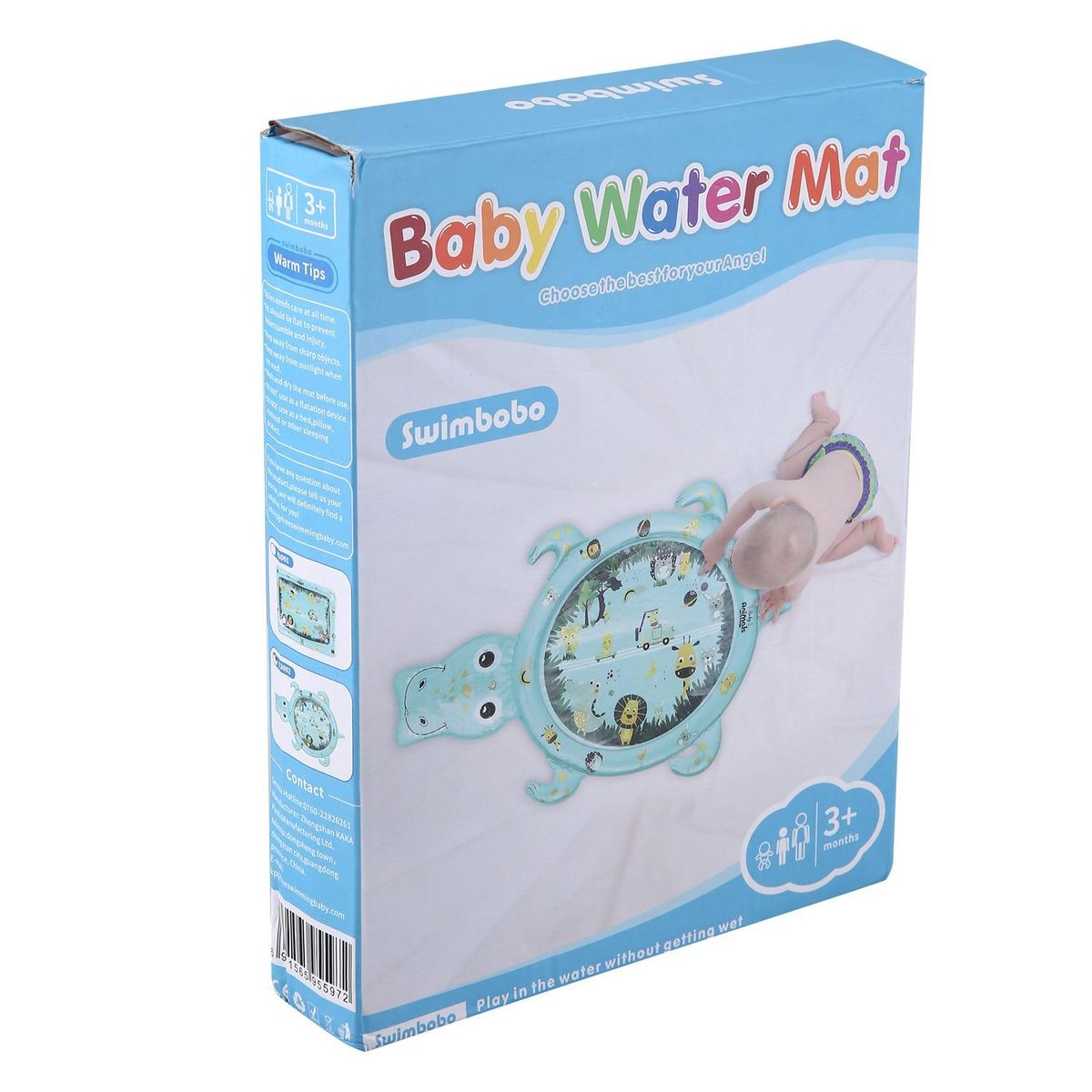 Kids Water Play Mat Baby Inflatable Mat Infant Tummy Time