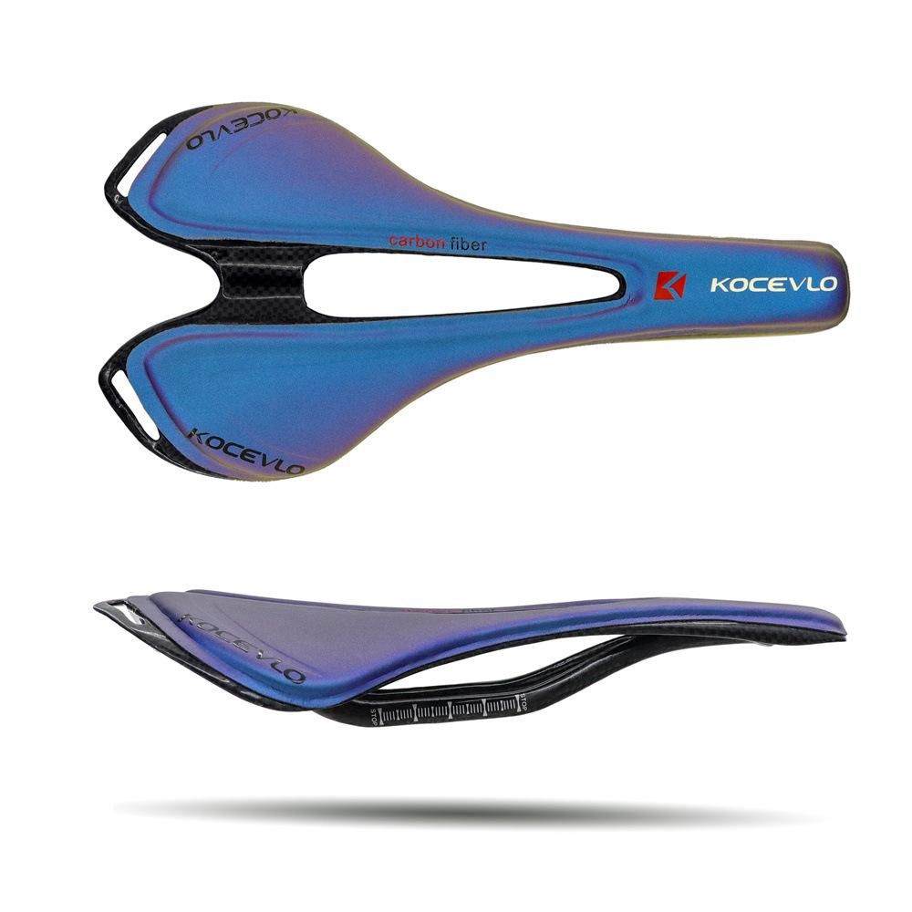 Kocevlo Carbon Bike Seat Comfort MTB Road Bike Saddle Carbon Fiber Bicycle Cycling Seat Cushion for Men Women