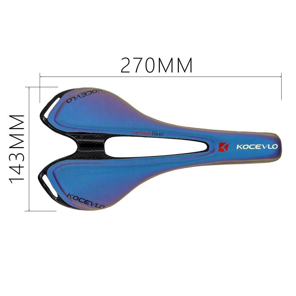 Kocevlo Carbon Bike Seat Comfort MTB Road Bike Saddle Carbon Fiber Bicycle Cycling Seat Cushion for Men Women