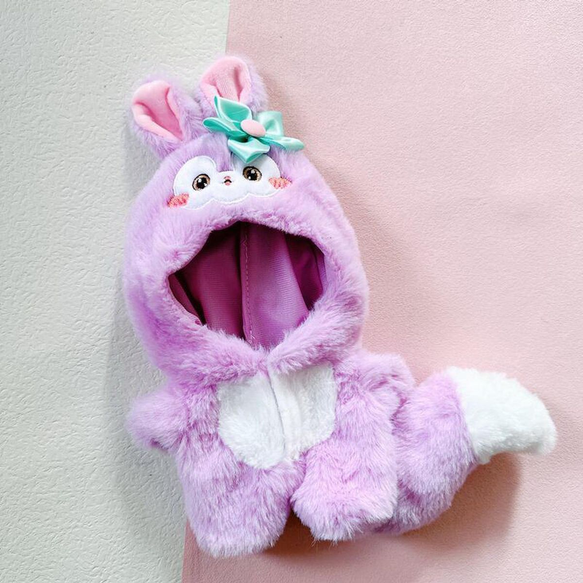 Doll Jumpsuit Playing House 20cm Doll Lovely Outfit Rompers Purple