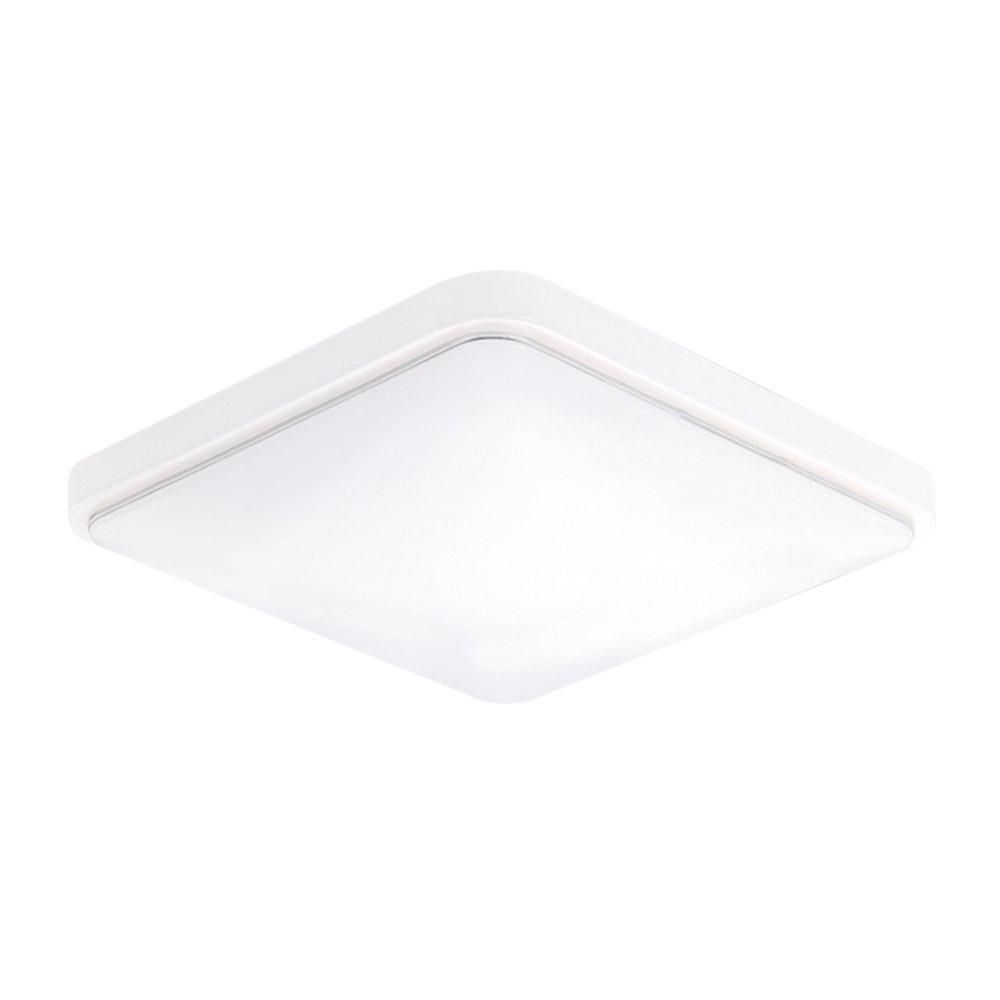Square L-ED Ceiling Lamp AC220-V White Color Kitchen Balcony Porch Modern Panel Light Fixture