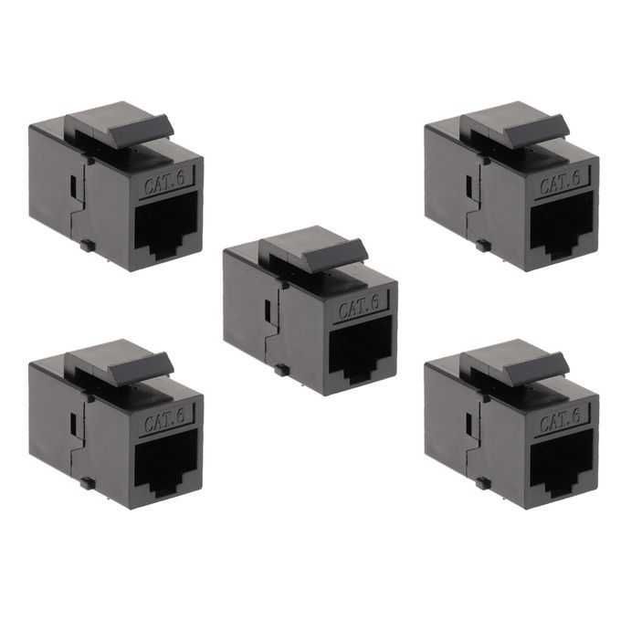 5x  Keystone   Socket Wall End Plug Cat6 Ethernet LAN Network Module