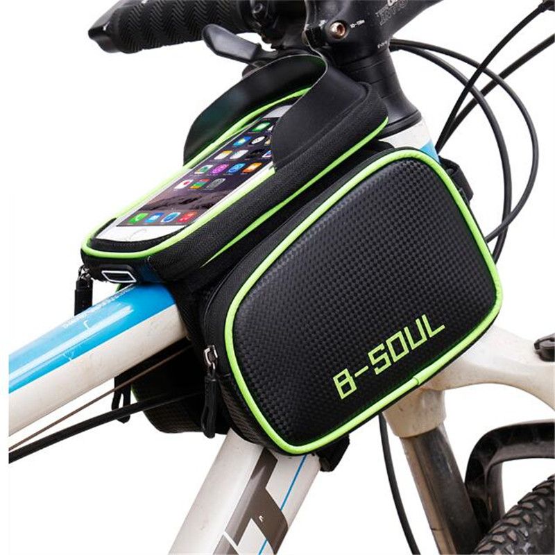 Bicycle Bag Rainproof Touch Screen Phone Tube Bag