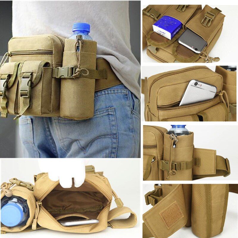 Tactical Pouch Military Men Hip Waist Belt Bag Small Pocket