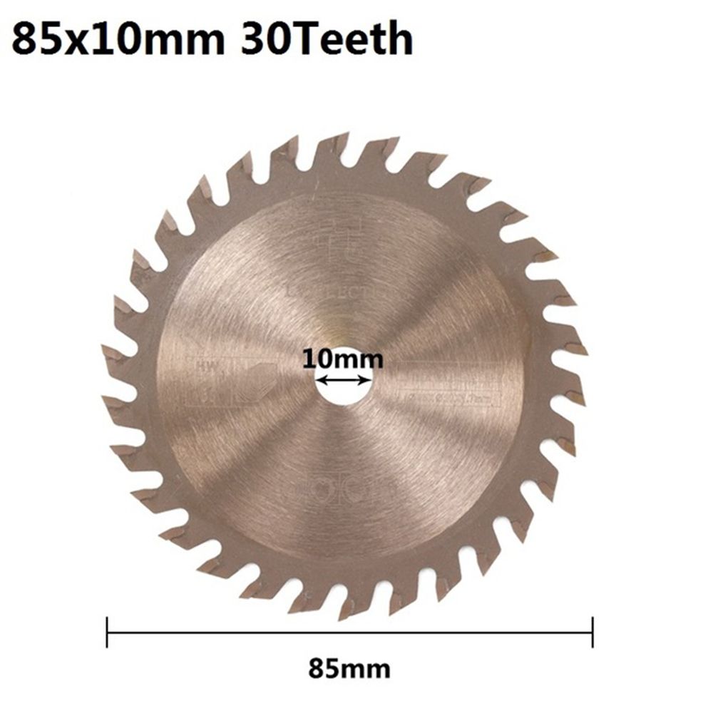 1pc 85x10mm /85x15mm 24T 30T 36T TiCN Coated Wood Circular Blade Mini