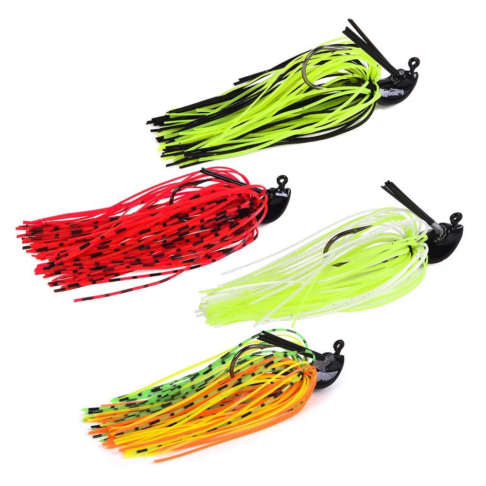 7g / 10g Fishing Buzz Bait Spinnerbait Lure Buzzbaits with Jig Head Hook Mixed Color