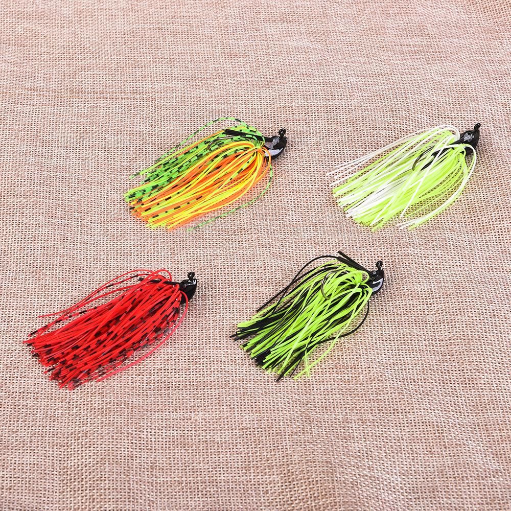 7g / 10g Fishing Buzz Bait Spinnerbait Lure Buzzbaits with Jig Head Hook Mixed Color