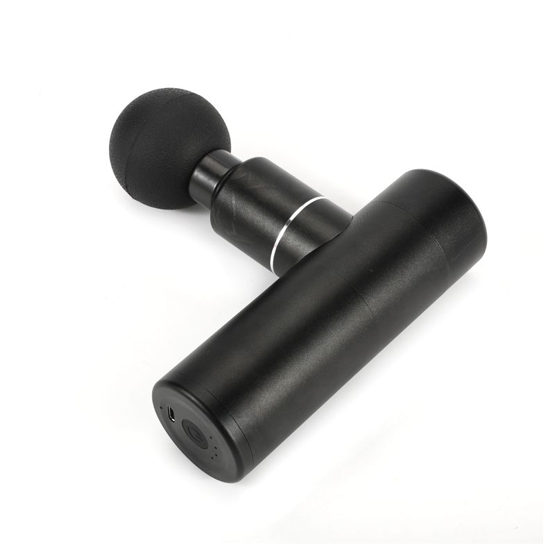 Muscle Massage Mini Gun Pocket Massager  Electric Trainer Therapy Body Recovery Theragun Relaxation Pain Relief-Black