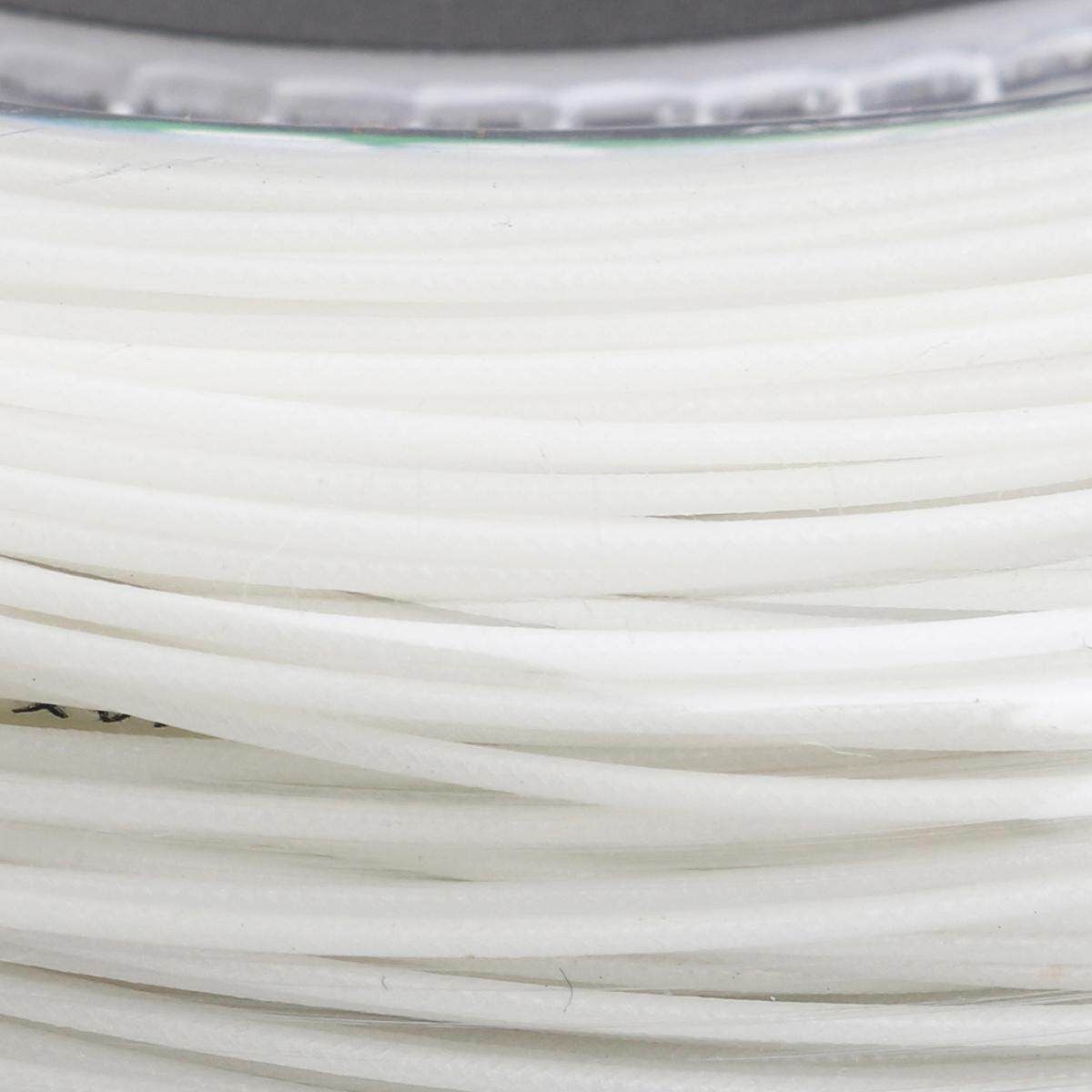200M/656 Feet BG66 UM 0.65mm 22 Ga Reel Badminton Racquet String Coil Badminton White White (white)
