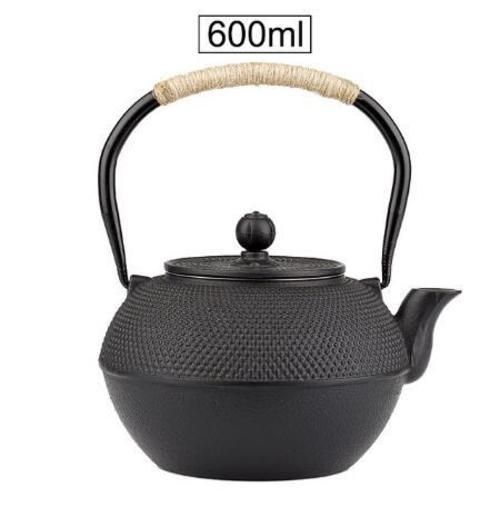 Japanese Iron Tea Pot With Stainless Steel Infuser Cast Iron Teapot Tea Kettle For Boiling Water Oolong Tea 600ML