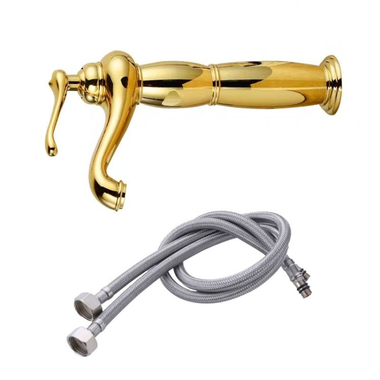 Basin Water Faucet High Model+Water Inlet Pipe
