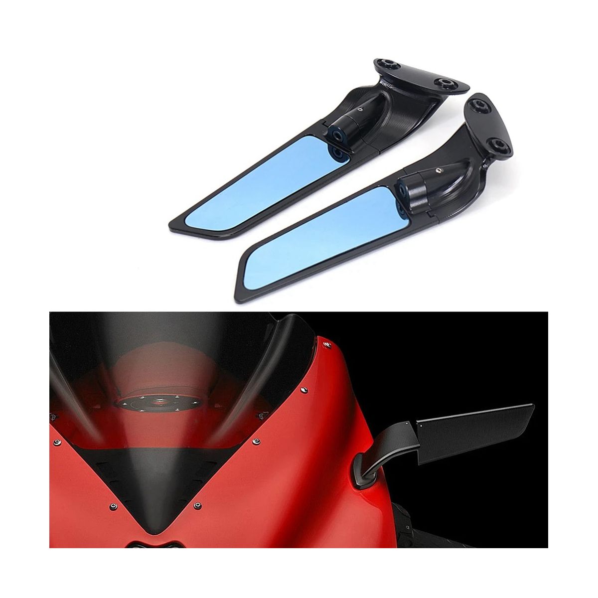 Motorcycle Accessories Rearview Rear View Mirrors Glass